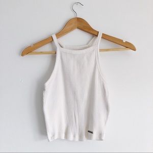 Abercrombie & Fitch Ribbed Crop Top XS